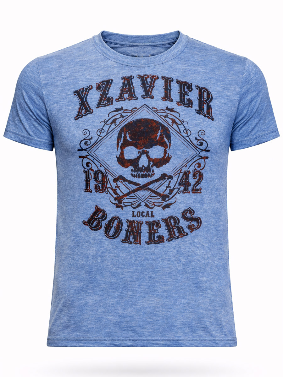 Футболка Xzavier Skull - фото 1 - rockbunker.ru