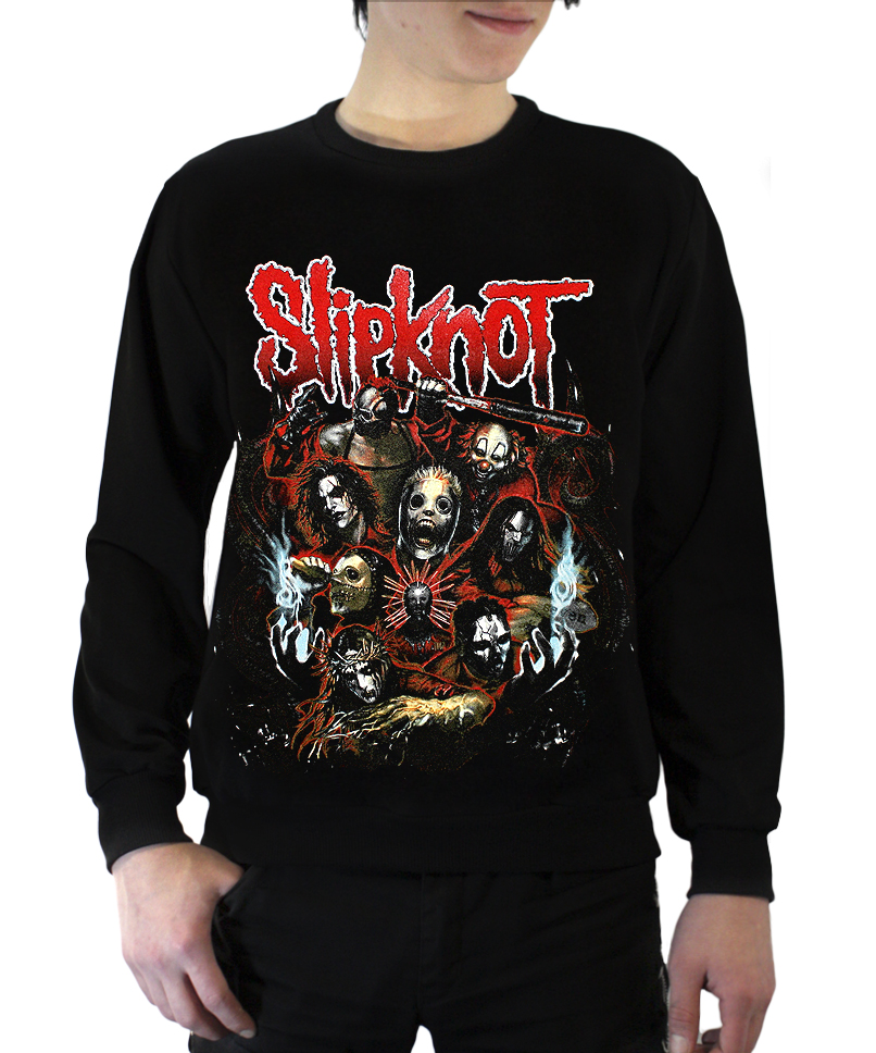 Свитшот RockMerch Slipknot мужской - фото 1 - rockbunker.ru