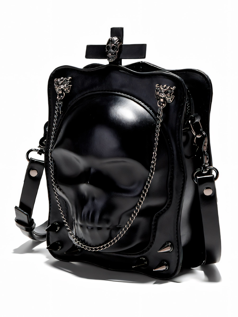 Сумка Стимпанк Череп - фото 1 - rockbunker.ru