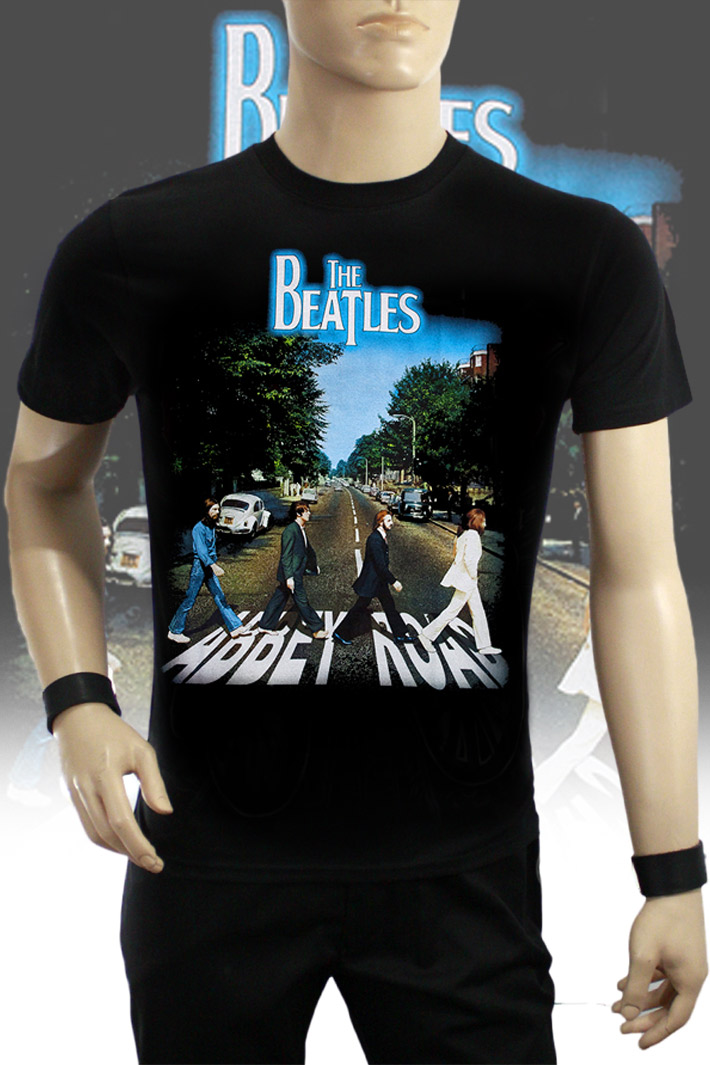 Футболка Hot Rock The Beatles Abbey Road - фото 1 - rockbunker.ru