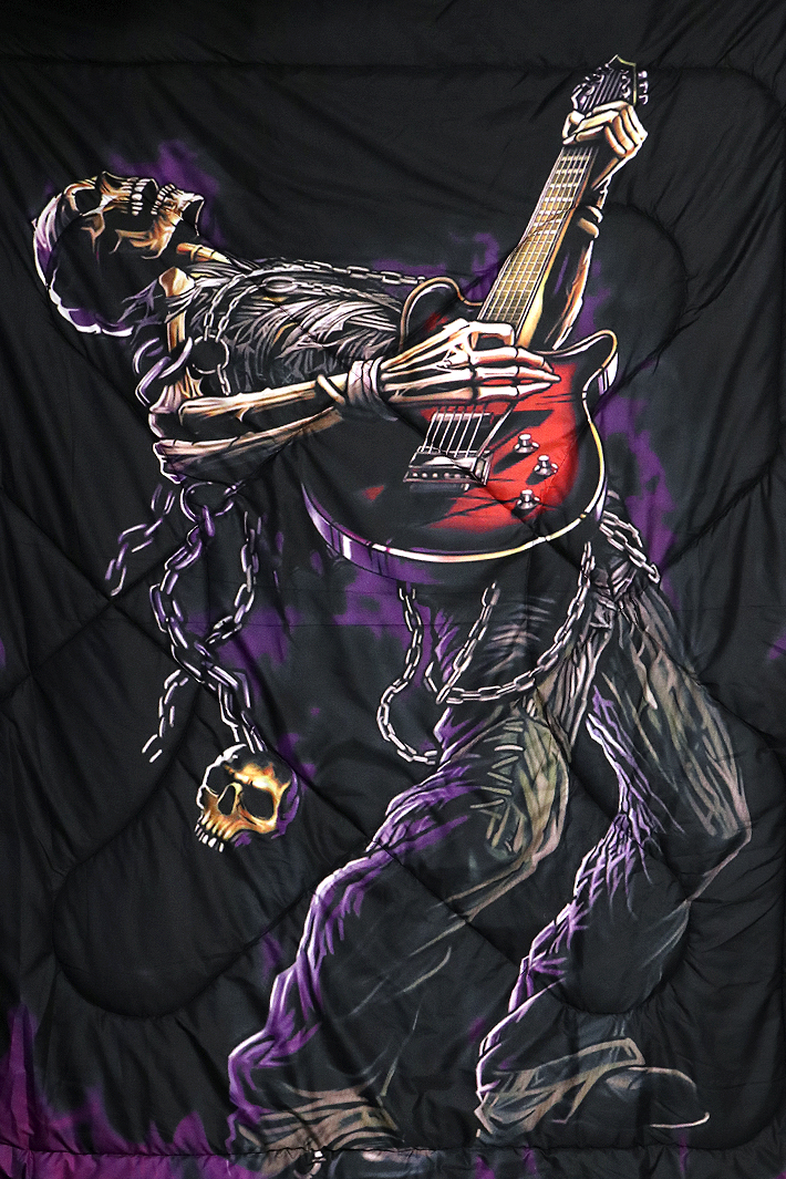 Одеяло Гитарист - фото 2 - rockbunker.ru
