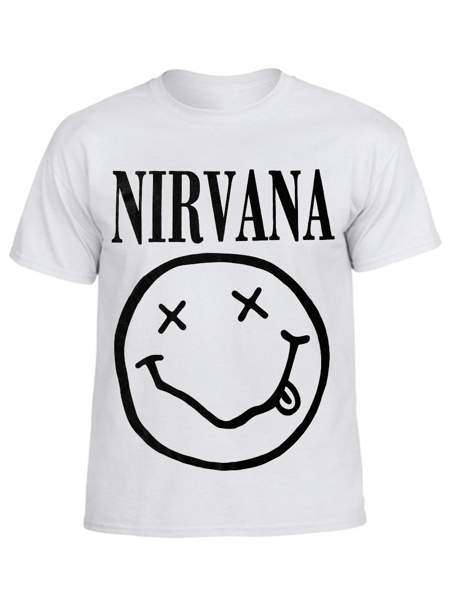 Футболка RockMerch Nirvana - фото 1 - rockbunker.ru