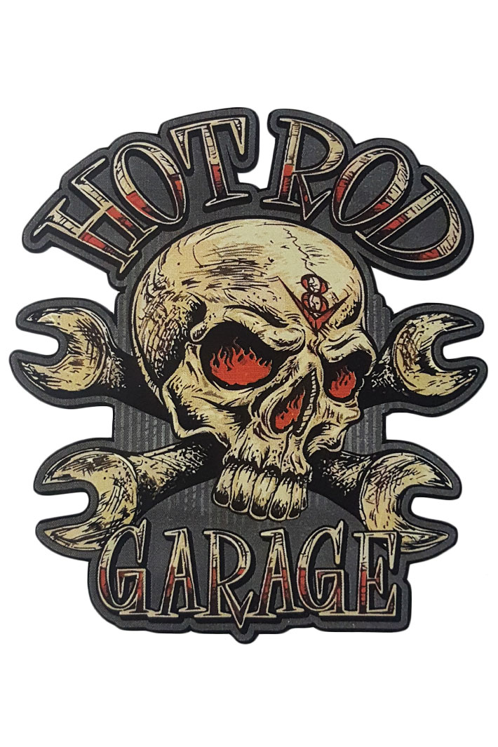 Наклейка-стикер Hot-Rod Garage - фото 1 - rockbunker.ru