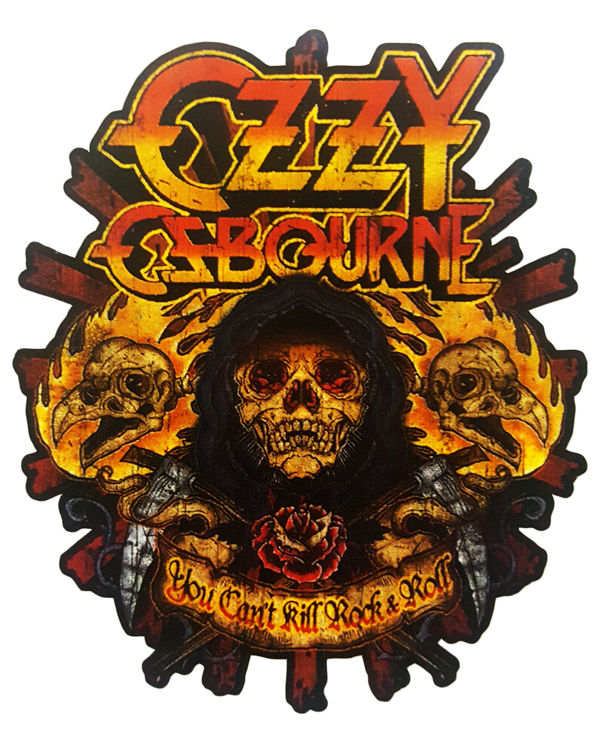 Наклейка-стикер Ozzy Osbourne - фото 1 - rockbunker.ru