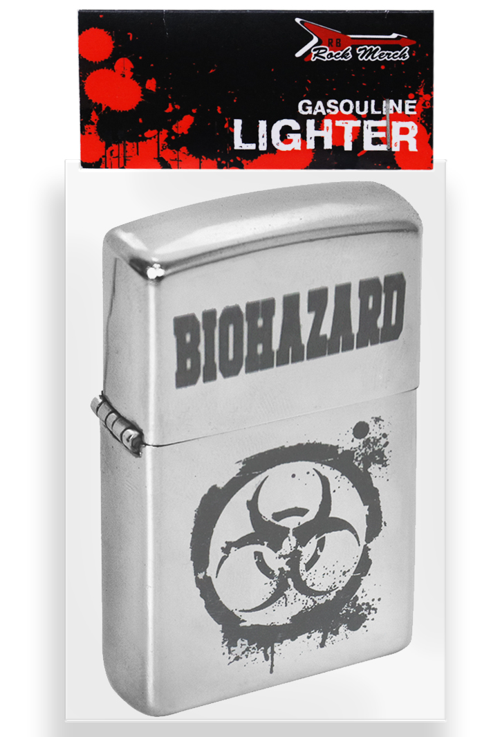 Зажигалка с гравировкой Biohazard - фото 2 - rockbunker.ru