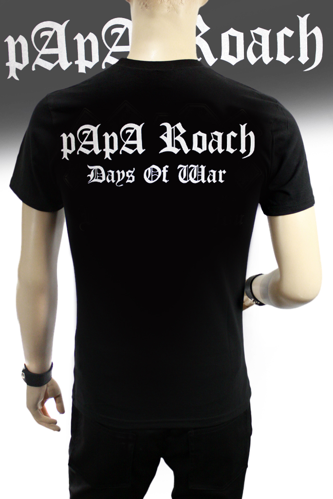 Футболка Papa Roach Day of war - фото 2 - rockbunker.ru