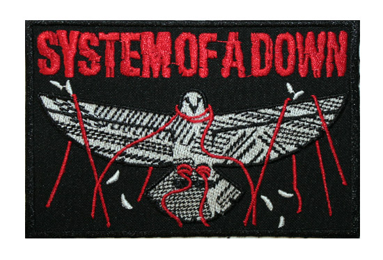 Нашивка System of a Down - фото 1 - rockbunker.ru