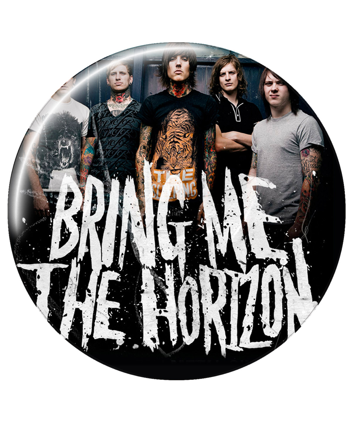 Значок RockMerch Bring me the Horizon - фото 1 - rockbunker.ru