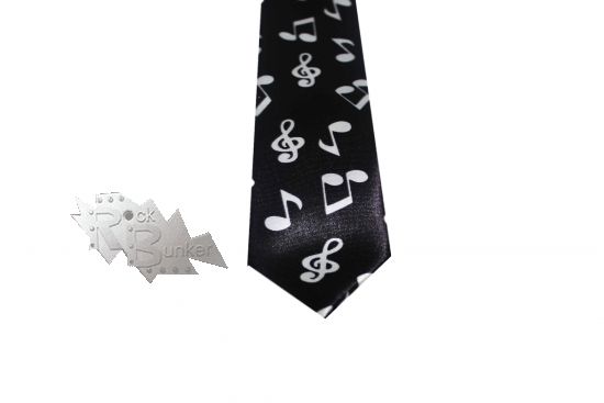 Галстук Ноты - фото 8 - rockbunker.ru