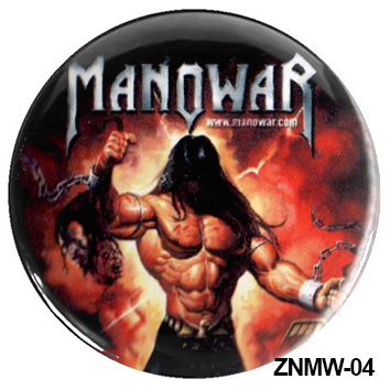 Значок RockMerch Manowar - фото 1 - rockbunker.ru