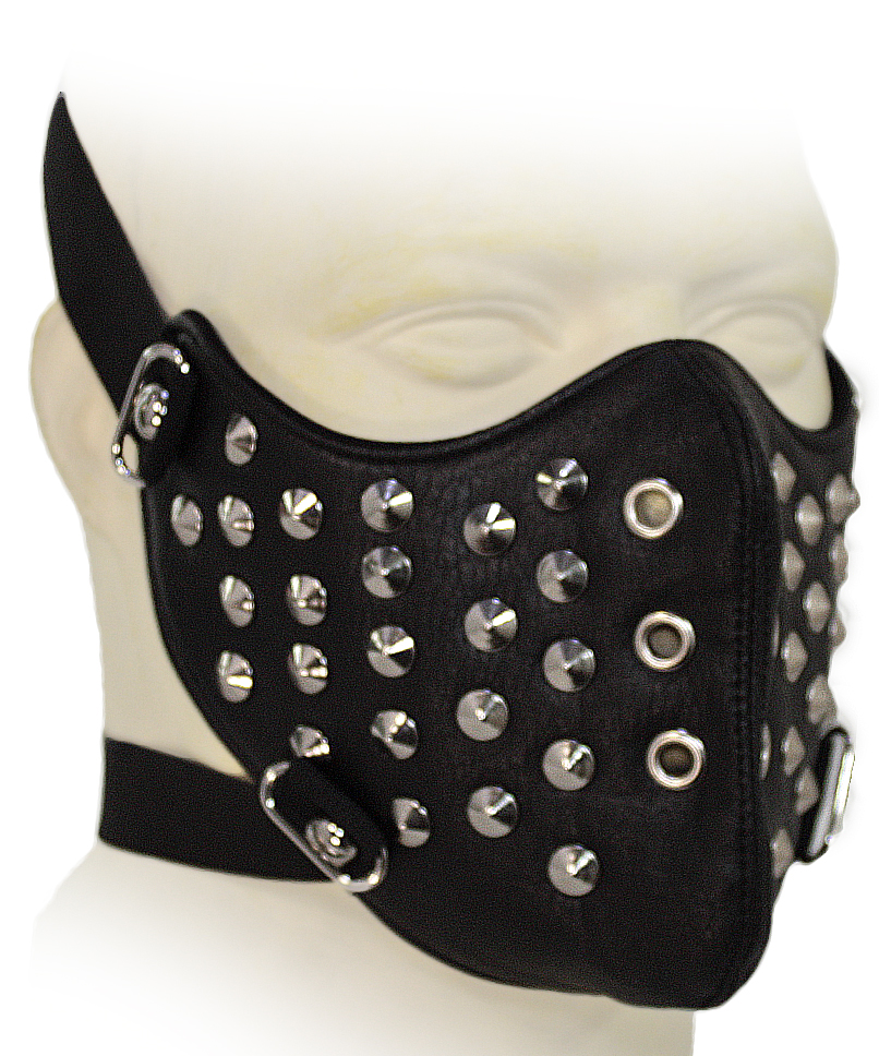 Rave маска с заклепками - фото 1 - rockbunker.ru