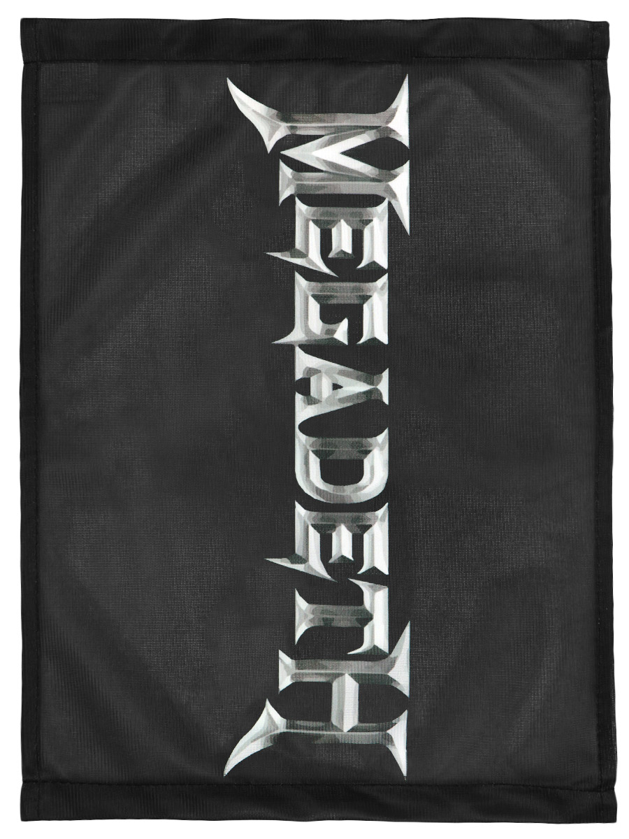 Флаг автомобильный Megadeth - фото 1 - rockbunker.ru