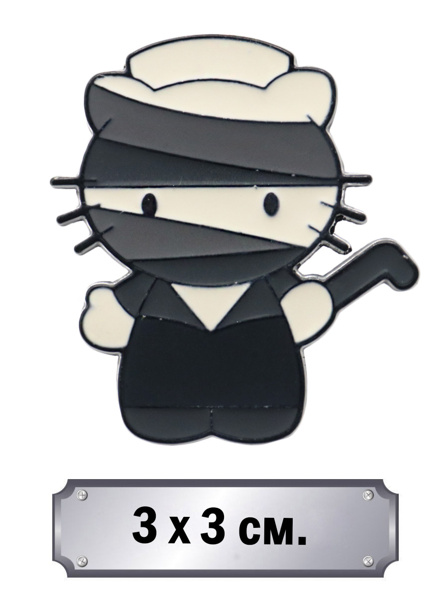 Значок Hello Kitty Ниндзя - фото 1 - rockbunker.ru