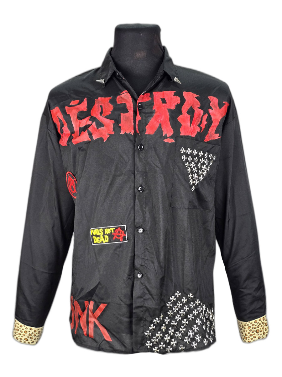 Кастомная рубашка Destroy - фото 1 - rockbunker.ru
