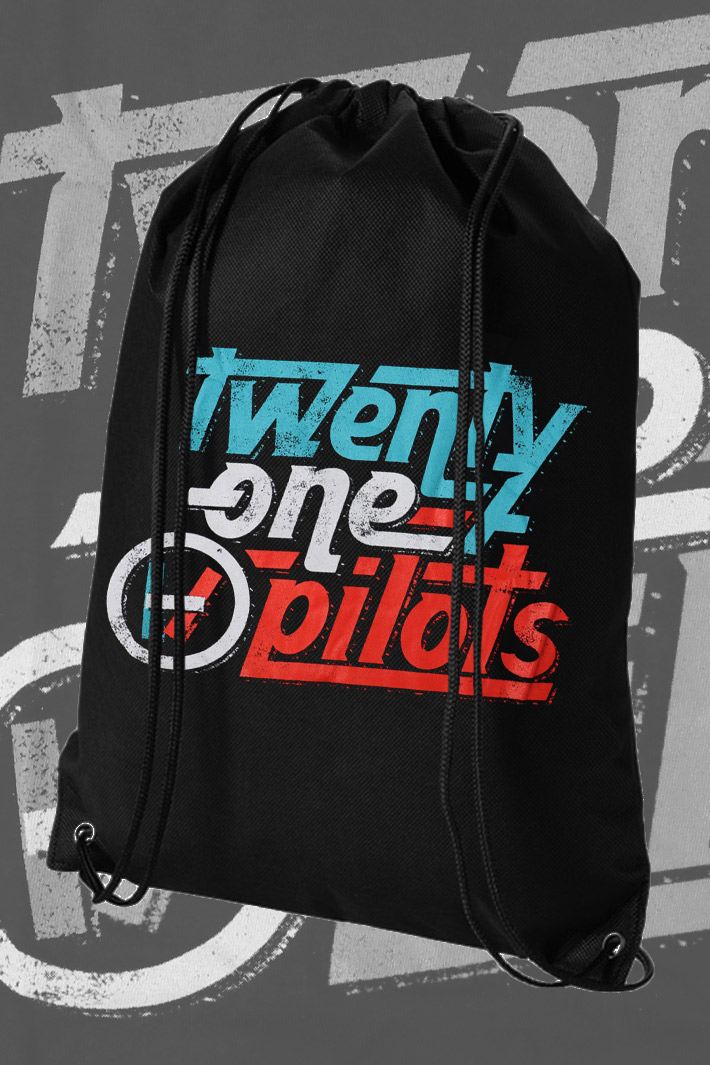 Мешок заплечный Twenty One Pilots - фото 1 - rockbunker.ru