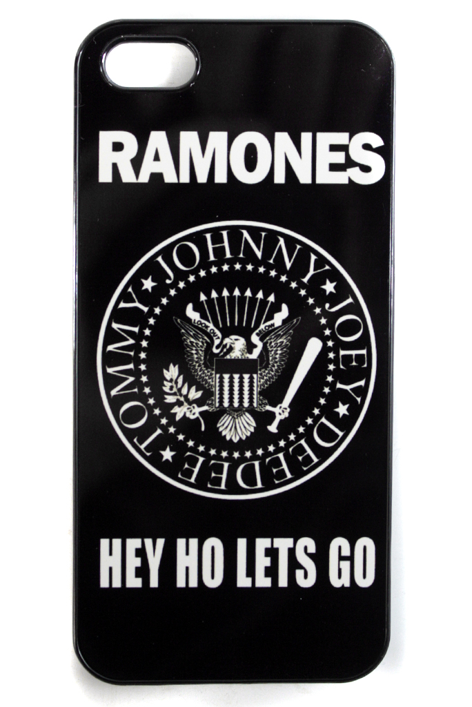 Чехол RockMerch для Apple iPhone Ramones Hey ho lets go - фото 1 - rockbunker.ru