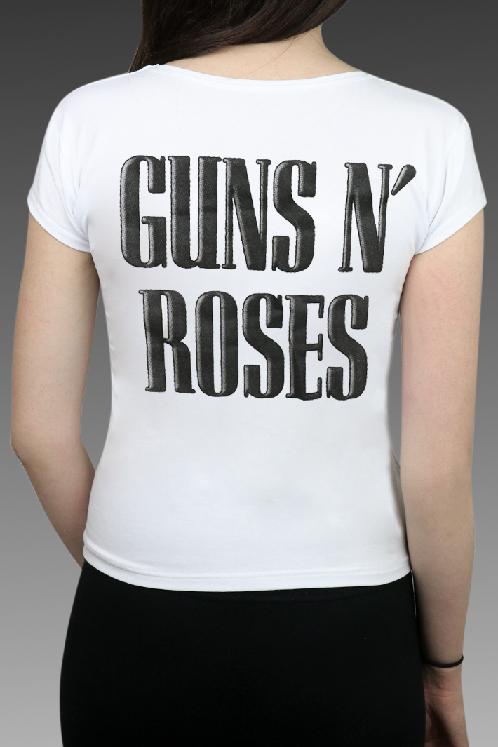 Футболка Rock Merch женская Guns N Roses - фото 2 - rockbunker.ru