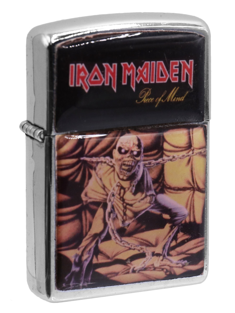 Зажигалка RockMerch IRON MAIDEN - фото 1 - rockbunker.ru