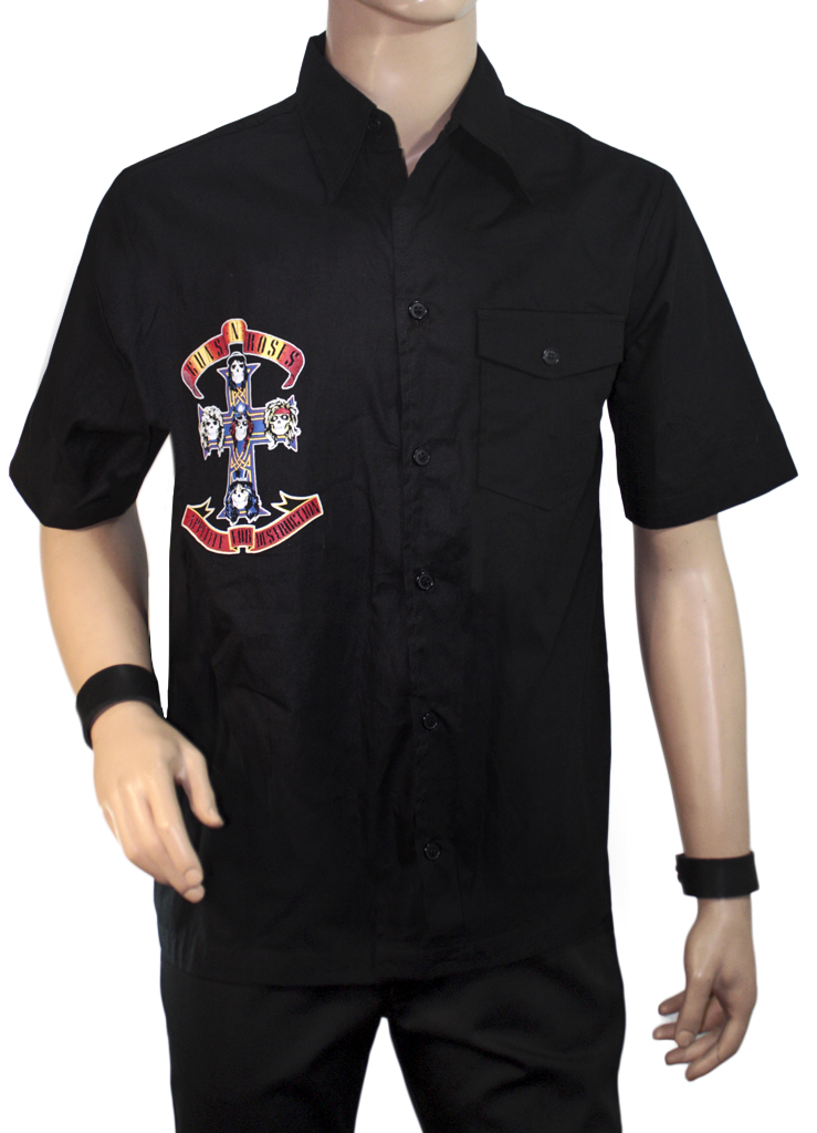 Рубашка с коротким рукавом Guns n Roses Appetite For Destruction - фото 1 - rockbunker.ru