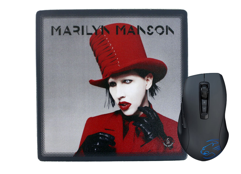 Коврик для мыши RockMerch Marilyn Manson - фото 1 - rockbunker.ru