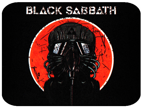 Коврик для мыши Black Sabbath - фото 1 - rockbunker.ru