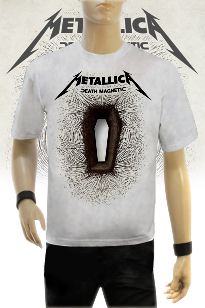 Футболка Metallica Death Magnetic - фото 1 - rockbunker.ru