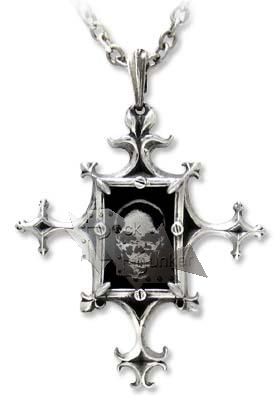 Кулон Alchemy Gothic P543 Proto-X-Ray Cross - фото 1 - rockbunker.ru