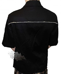 Рубашка Hacker 035 с короткими рукавами - фото 2 - rockbunker.ru