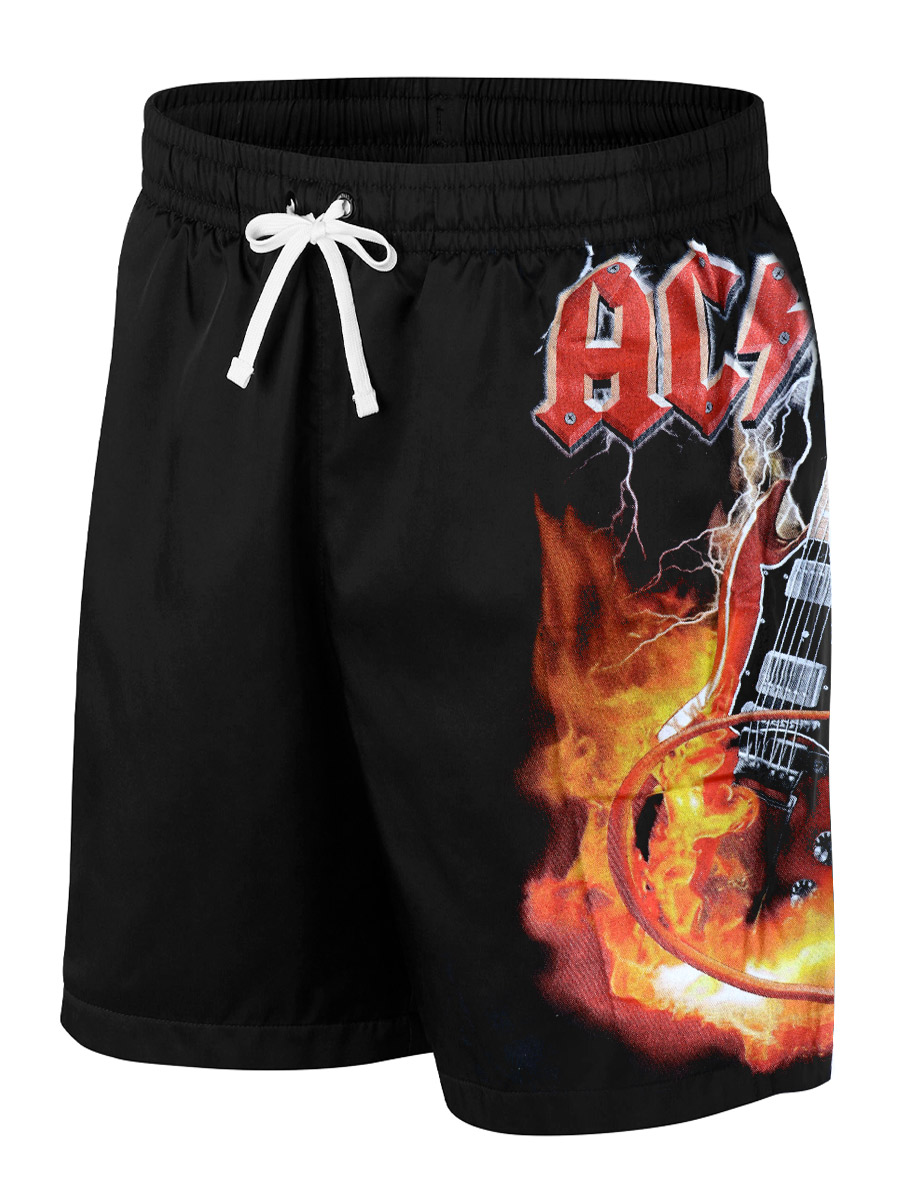 Шорты AC DC - фото 1 - rockbunker.ru