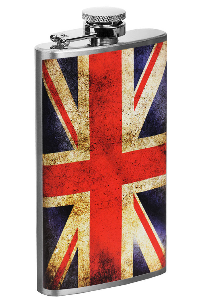 Фляга RockMerch Флаг Великобритании - фото 2 - rockbunker.ru