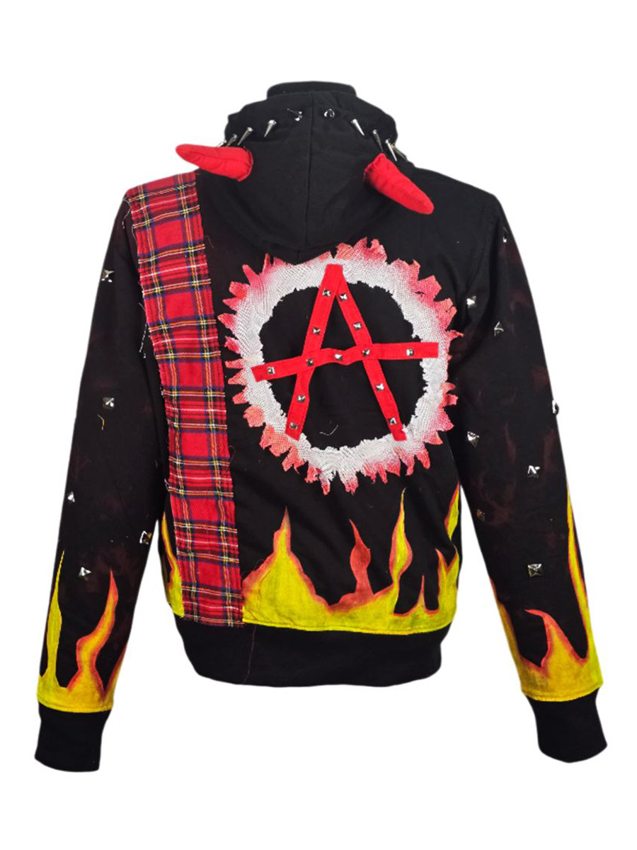 Толстовка кастомная Anarchy - фото 2 - rockbunker.ru