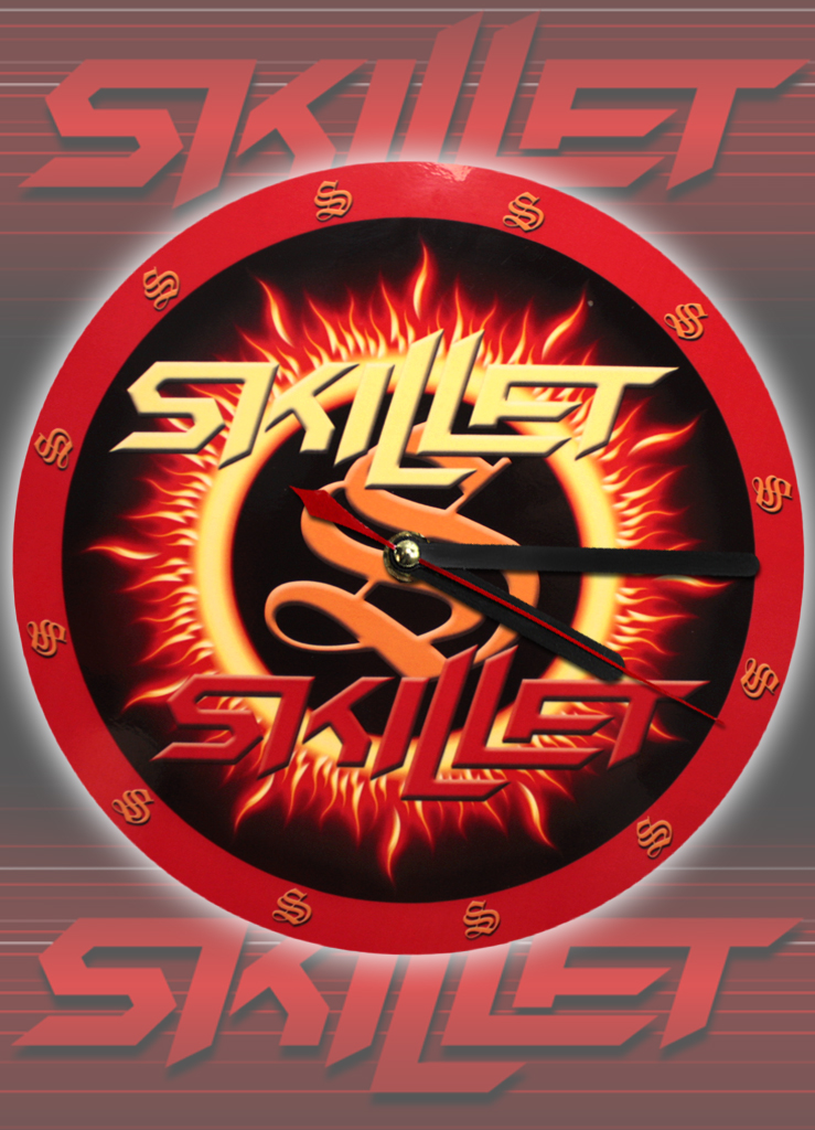 Часы настенные RockMerch Skillet - фото 1 - rockbunker.ru