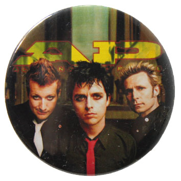 Значок RockMerch Green Day группа - фото 1 - rockbunker.ru