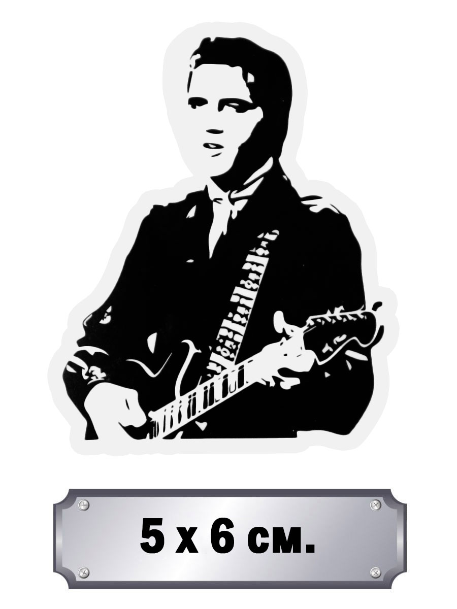 Стикер Elvis Presley - фото 1 - rockbunker.ru