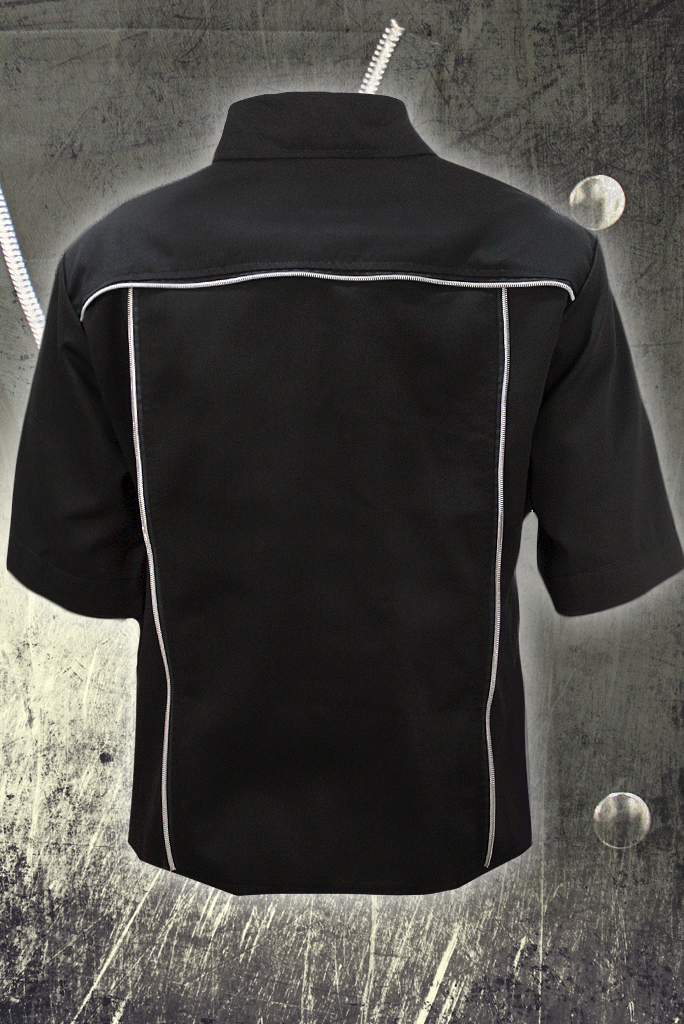 Рубашка Hacker 037 с короткими рукавами - фото 2 - rockbunker.ru