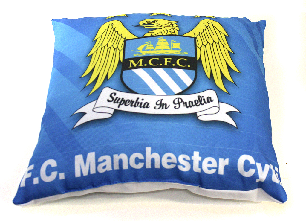 Подушка FC Manchester City - фото 2 - rockbunker.ru