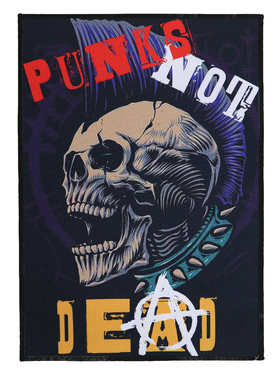 Нашивка на спину RockMerch Punks Not Dead - фото 1 - rockbunker.ru