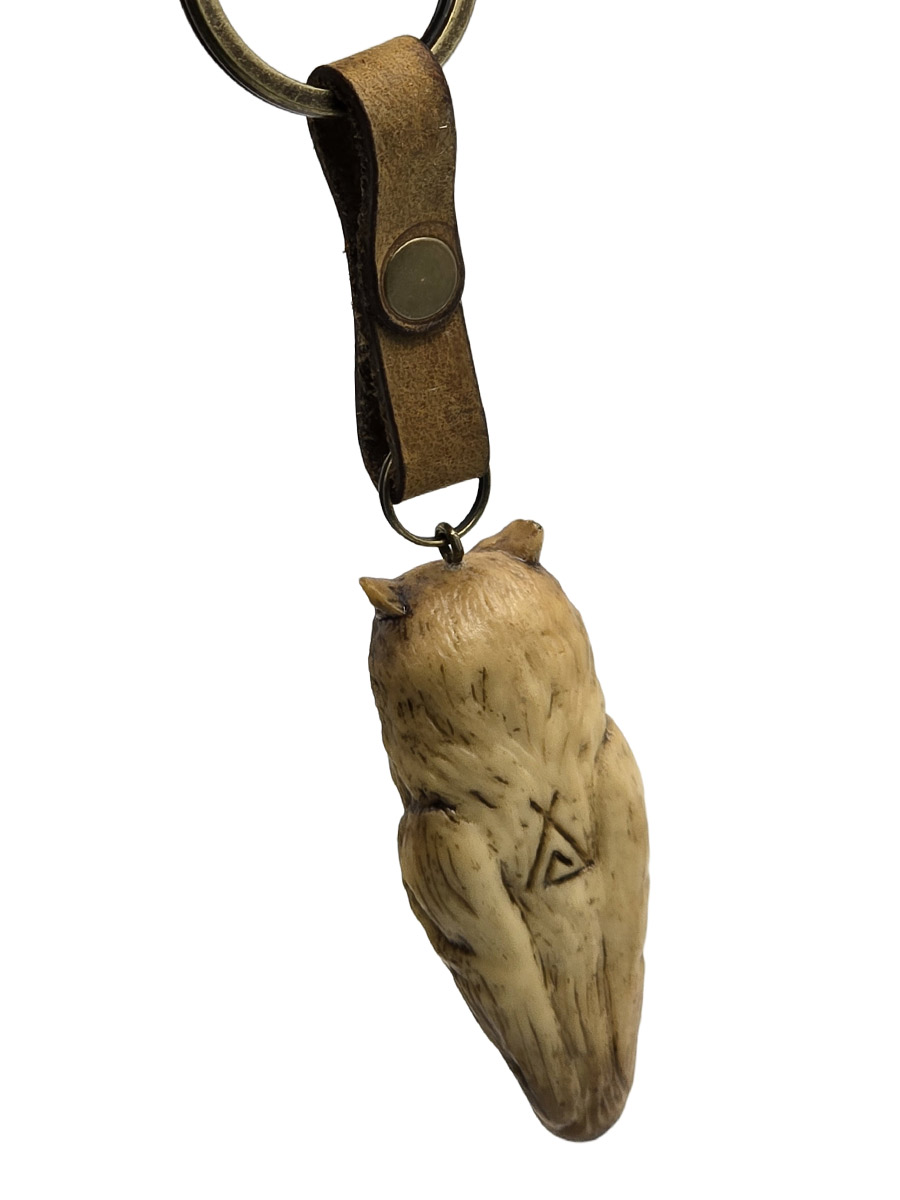 Брелок Сова - фото 2 - rockbunker.ru