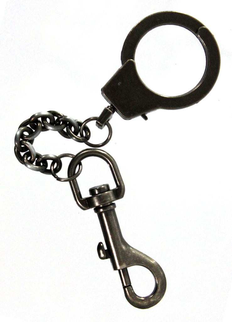 Ключница-брелок наручник с карабином - фото 1 - rockbunker.ru