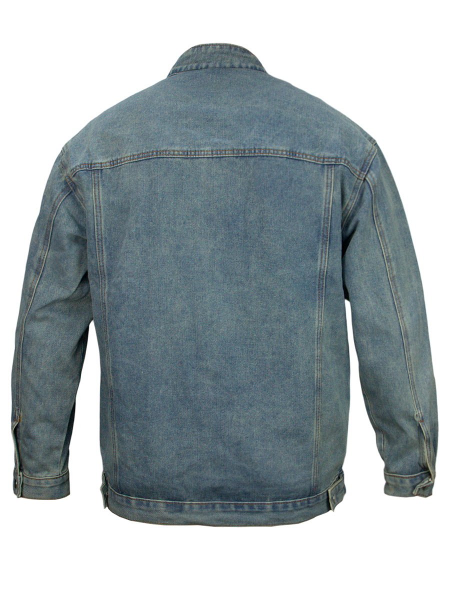 Куртка Джинсовая с Нашивками - фото 2 - rockbunker.ru