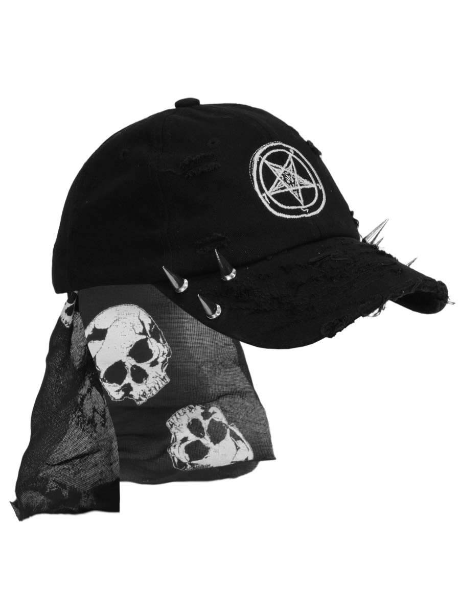 Кепка кастомная 666 - фото 1 - rockbunker.ru