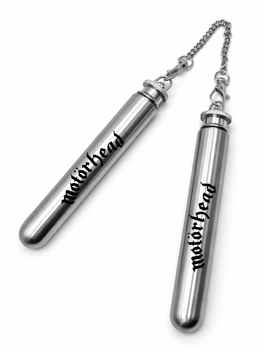 Фляги-нунчаки с гравировкой Motorhead - фото 1 - rockbunker.ru