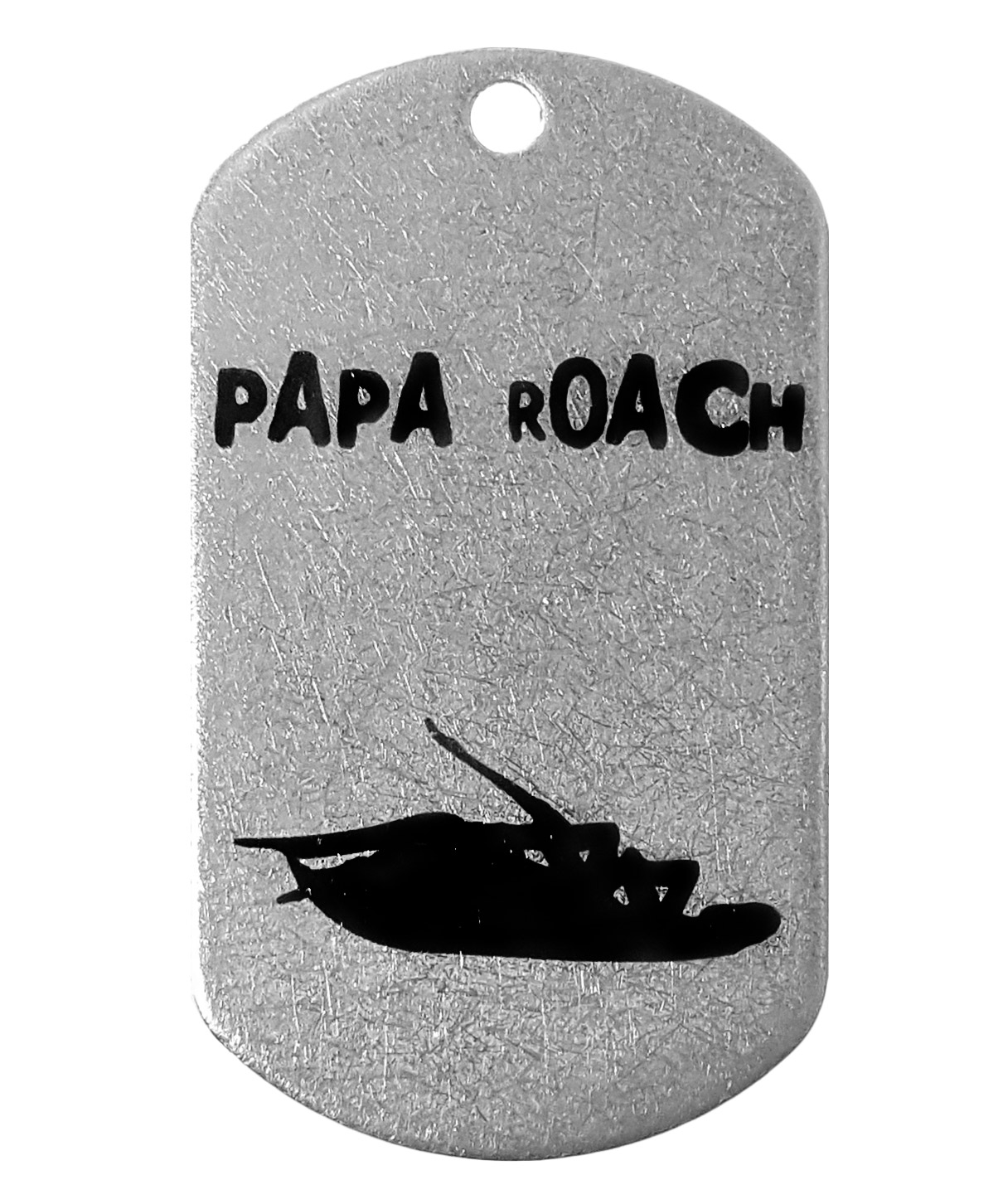Жетон стальной Papa Roach - фото 1 - rockbunker.ru