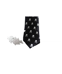 Галстук Черепа - фото 1 - rockbunker.ru