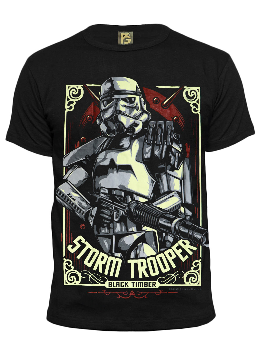 Футболка Black Timber Stormtrooper  - фото 1 - rockbunker.ru
