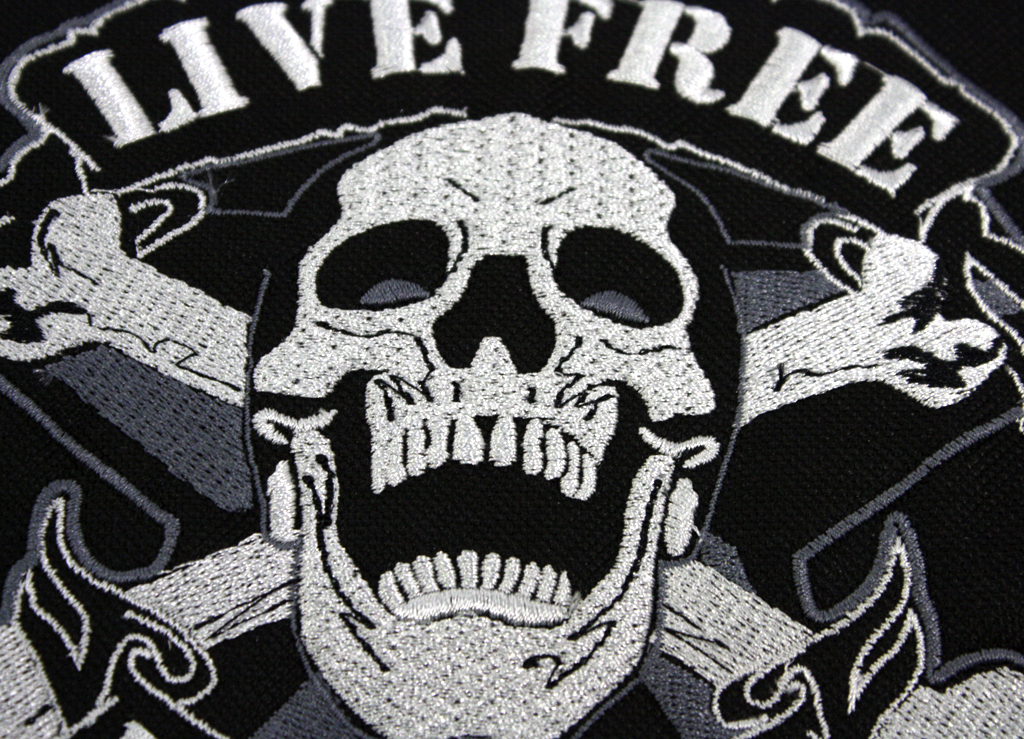 Рюкзак Live free Ride free текстильный - фото 2 - rockbunker.ru