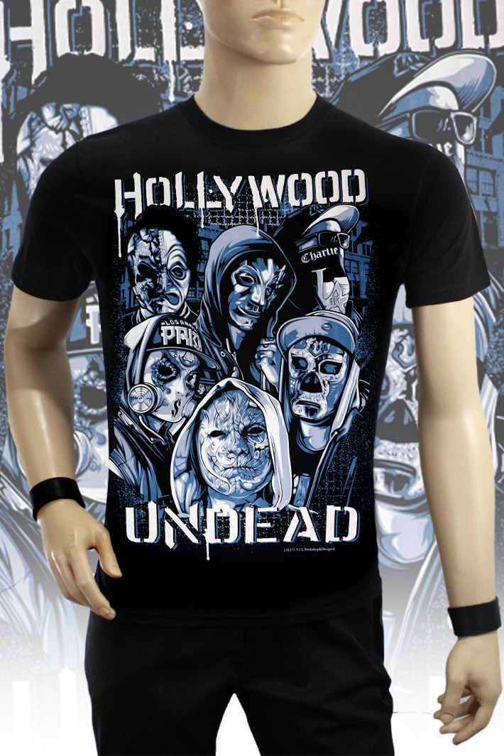 Футболка New Type System Hollywood Undead - фото 1 - rockbunker.ru