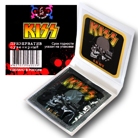 Презерватив RockMerch Kiss - фото 3 - rockbunker.ru