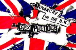 Наклейка-стикер Sex Pistols Anarchy in the UK - фото 1 - rockbunker.ru