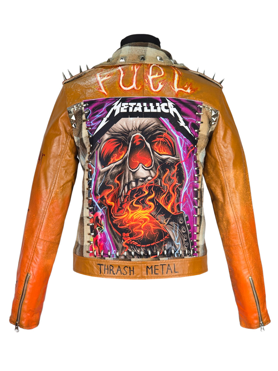 Куртка кастомная Metallica - фото 2 - rockbunker.ru